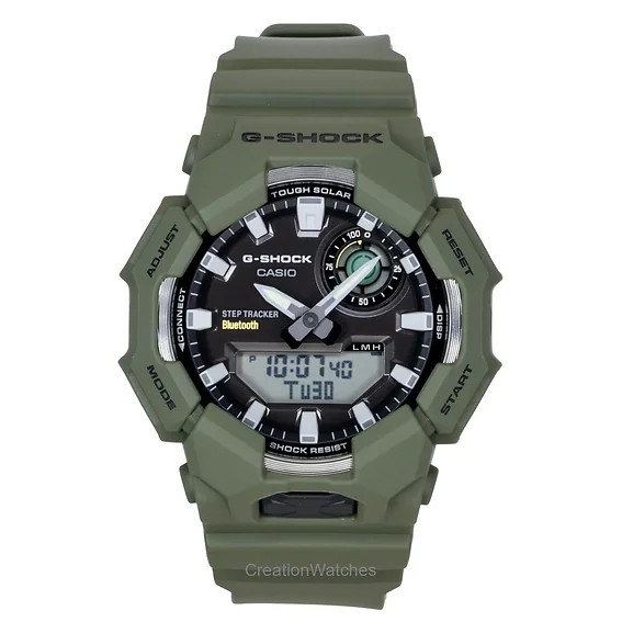 Casio G-Shock Analog Digital Smartphone Link Bio-Based Resin Black Dial Solar GA-B010-3A 200M Men's Watch