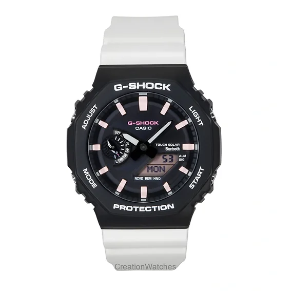 Casio G-Shock Analog Digital Charles Darwin Foundation Smartphone Link Black Dial Solar GA-B2100CD-1A7 200M Men's Watch