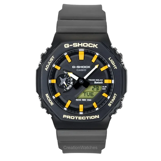 Casio G-Shock Charles Darwin Foundation Analog Digital Smartphone Link Black Dial Solar GA-B2100DF-1A 200M Men's Watch