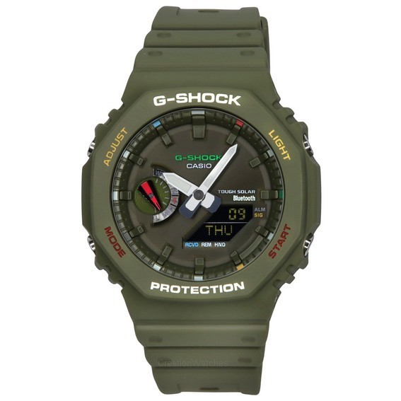 Casio G-Shock Digital Resin Strap Quartz GM-S5600U-1 200M Men's Watch