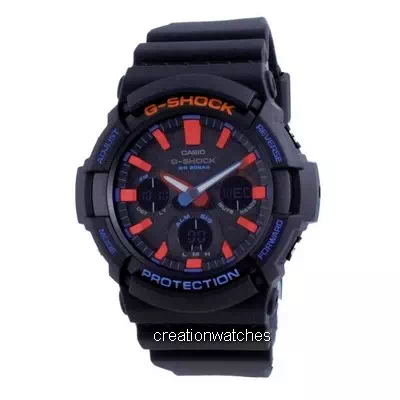 Casio G-Shock City Analog Digital Tough Solar Diver's Eco-Drive GAS-100CT-1A GAS100CT-1 200M Men's Watch