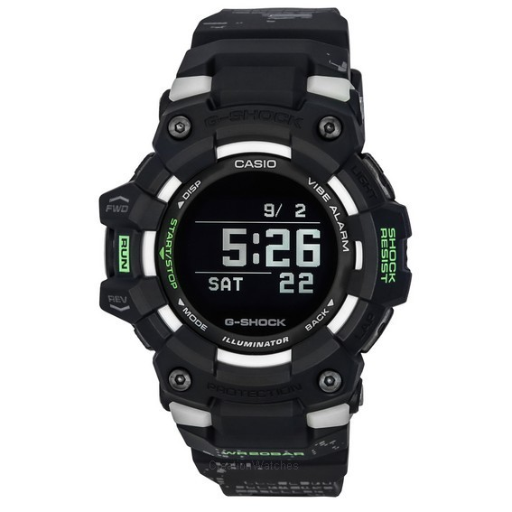 卡西歐 G-Shock G-Squad 數字樹脂錶帶石英 GBD-100LM-1 200M 男士手錶