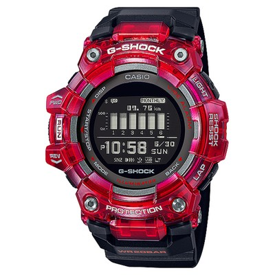 Relógio masculino Casio G-Shock G-Squad Bluetooth Digital Black Dial Quartz GBD-100SM-4A1 GBD100SM-4A1 200M