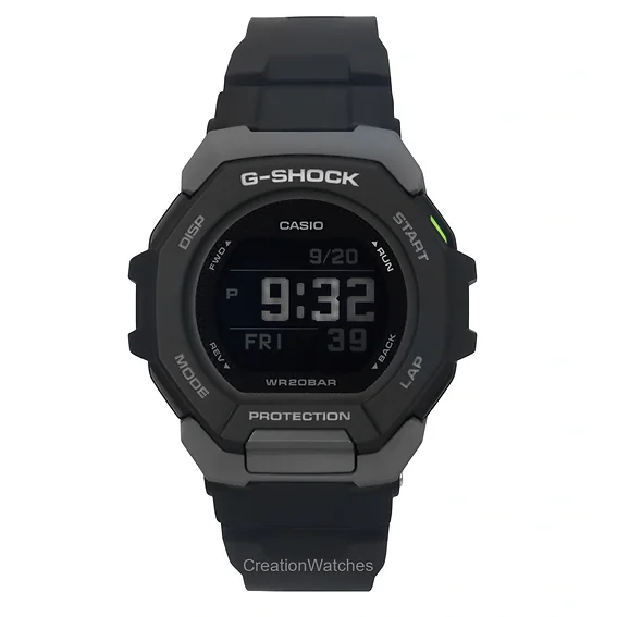 Casio G-Shock G-Squad Digital Smartphone Link Bio-Based Resin Quartz GBD-300-1 200M Men's Watch
