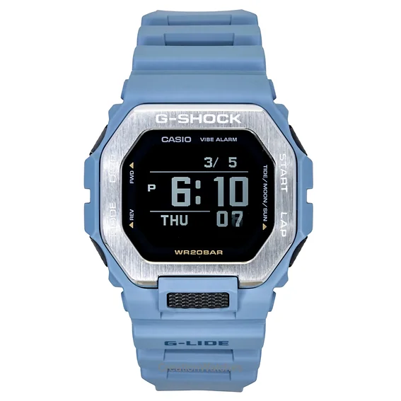 Casio G-Shock G-Lide Digital Smartphone Link Bio-Based Resin Quartz GBX-100-2A 200M Men's Watch