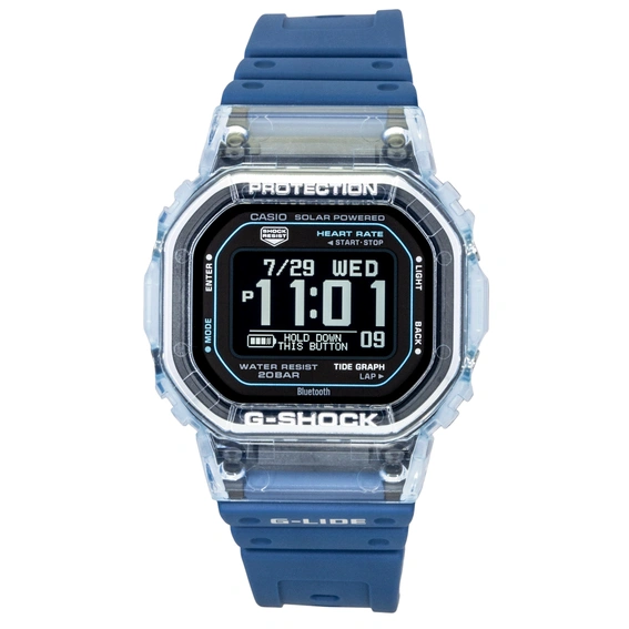 Casio G-Shock G-Lide Smartphone Link Digital Bio-Based Resin Strap Solar GBX-H5600-2 200M Men's Watch