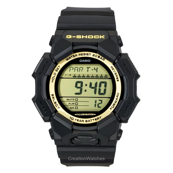 Casio G-Shock Bio-Based Resin Strap Digital Quartz GD-010GB-1A9 200M Men's Watch