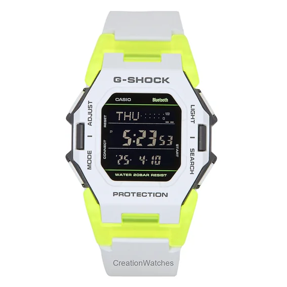 Casio G-Shock Digital Smartphone Link Resin Strap Quartz GD-B500MW-8 200M Men's Watch