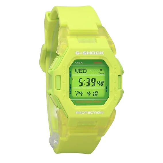 Casio G-Shock Digital Smartphone Link Green Resin Strap Quartz GD-B500S-3 200M Men's Watch