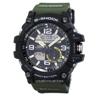 Casio G-Shock Mudmaster Analógico Gêmeo Digital GG-1000-1A3 GG1000-1A3 Relógio Dos Homens