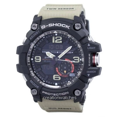 Casio G-Shock Mudmaster Analog Digital Twin Sensor GG-1000-1A5 GG1000-1A5 Men's Watch
