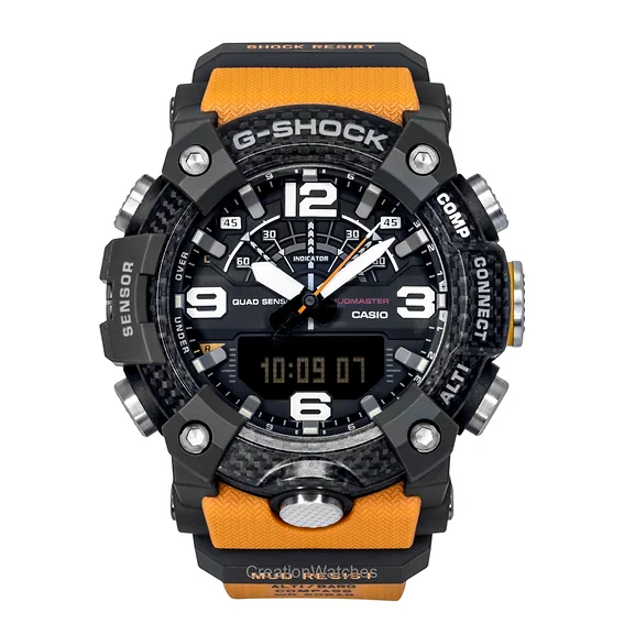 Casio G-Shock Master of G-Land Mudmaster Analog Digital Smartphone Link Black Dial Quartz GG-B100X-1A9 200M Men's Watch