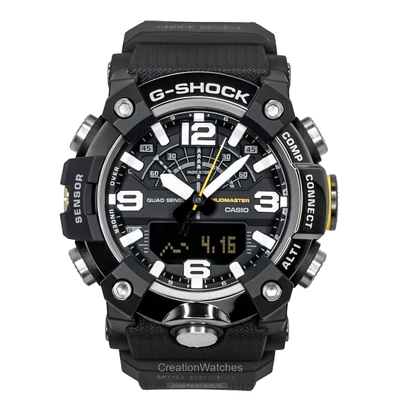 Casio G-Shock Master of G-Land Mudmaster Analog Digital Smartphone Link Black Dial Quartz GG-B100XMB-1A 200M Men's Watch