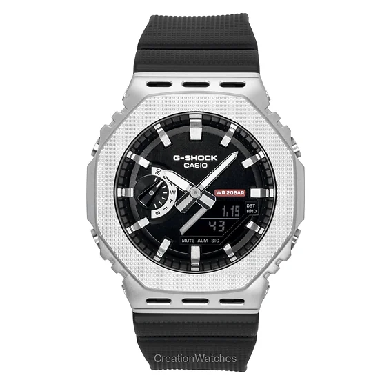 Casio G-Shock G-Steel Analog Digital Bio-Based Resin Strap Black Dial Quartz GM-2100M-1A 200M Men's Watch