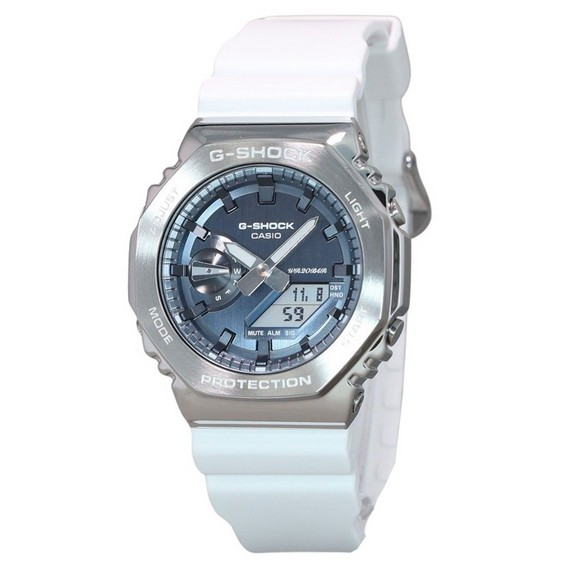 Ανδρικό ρολόι Casio G-Shock Seasonal Collection 2023 αναλογικό ψηφιακό γκρι καντράν Quartz GM-2100WS-7A 200M