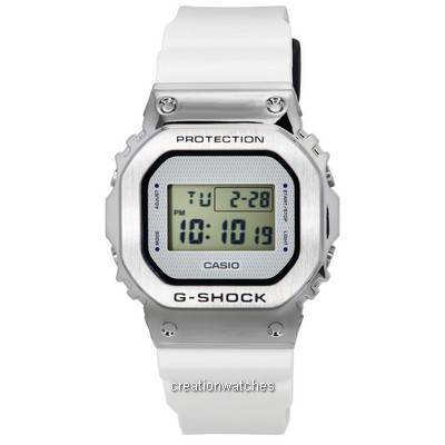 Casio G-Shock Retro Edição Limitada Relógio Digital Quartzo GM-5600LC-7 GM5600LC-7 200M Relógio Feminino