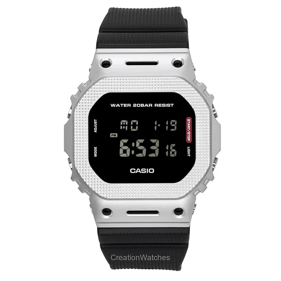 Casio G-Shock G-Steel Digital Bio-Based Resin Strap Quartz GM-5600M-1 200M Men's Watch