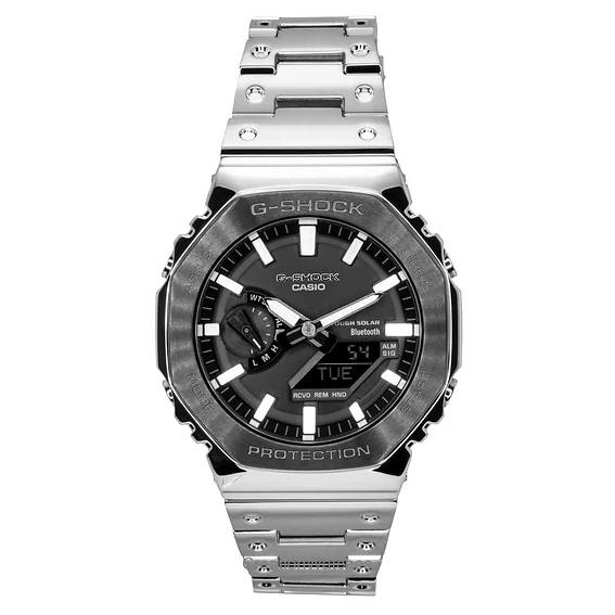 Casio G-Shock Analog Digital Full Metal Smartphone Link Black Dial Solar GM-B2100BT-1A 200M Men's Watch