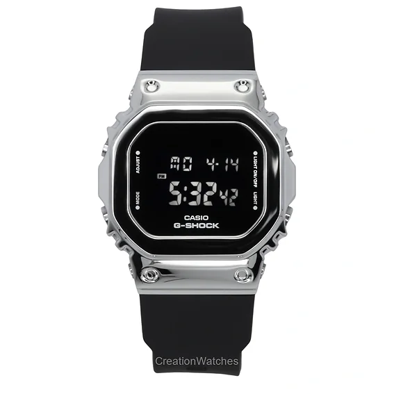 Casio G-Shock Digital Resin Strap Quartz GM-S5600U-1 200M Men's Watch