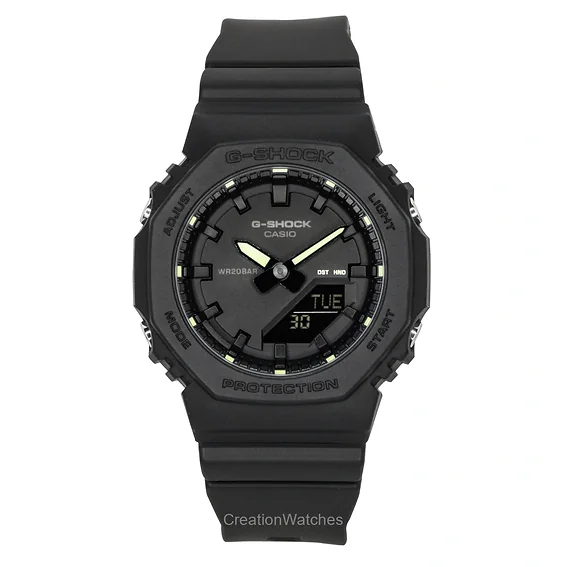 Casio G-Shock Analog Digital Bio-Based Resin Black Dial Quartz GMA-P2100SA-1A2 200M Women's Watch