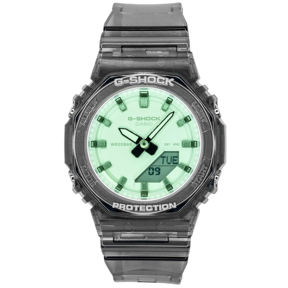 Casio G-Shock Analog Digital Green Dial Resin Strap Quartz GMA-P2100SR-1A 200M Women's Watch
