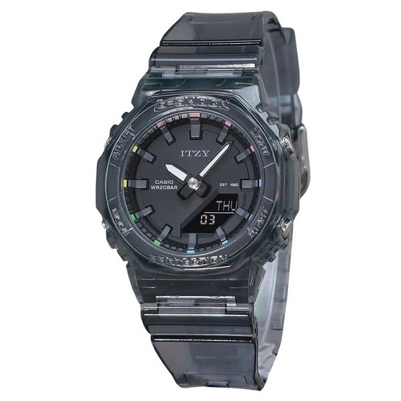 Casio G-Shock Analog Digital ITZY Collaboration Black Dial Quartz GMA-P2100ZY-1A 200M Women's Watch