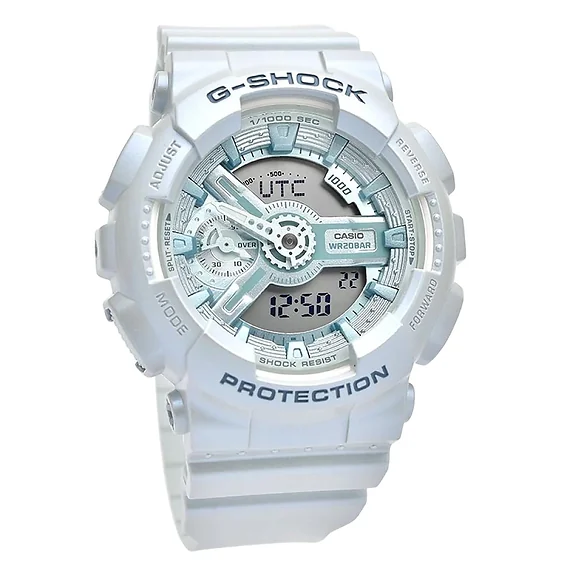 Casio G-Shock Analog Digital Bio-Based Resin Strap Blue Dial Quartz GMA-S110ST-2A 200M Women's Watch