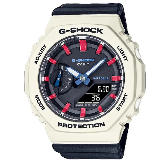 Casio G-Shock Resin Analog Digital GMA-S2100WT-7A2 GMAS2100WT-7A2 200M Women's Watch