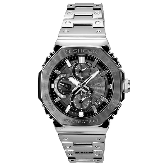 Casio G-Shock Analog Full Metal Smartphone Link Black Dial Solar GMC-B2100BT-1A 200M Men's Watch
