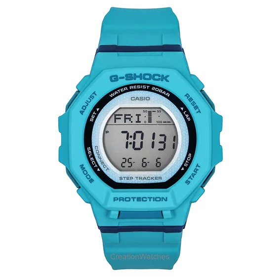 Casio G-Shock G-Squad Digital Smartphone Link Bio-Based Resin Strap Quartz GMD-B300SC-2 200M Women's Watch