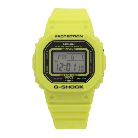 Casio G-Shock Energy Pack Series Digital Yellow Bio Based Resin Strap Quartz GMD-S5600EP-9 200M Women's Watch