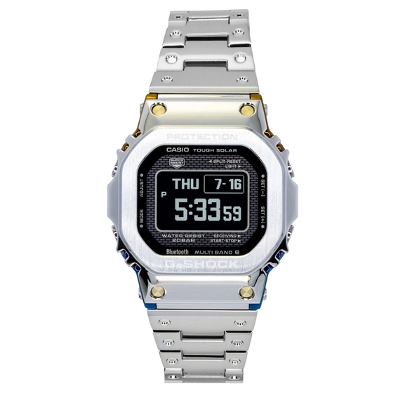 Casio G-Shock Digital Smartphone Link Stainless Steel Solar GMW-BZ5000RC-1 200M Men's Watch