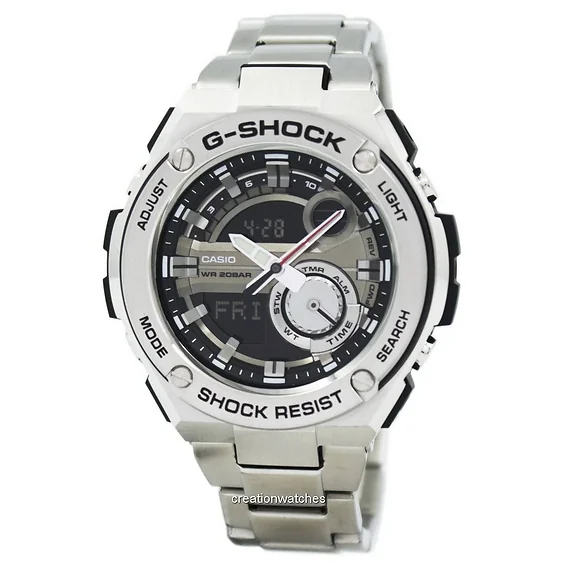 カシオ G-ショック G-鋼アナログ デジタル世界時間 GST-210 D-1 a