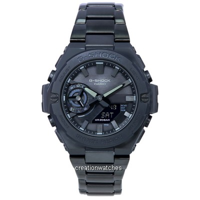 Casio G-Shock G-Steel ลิงค์มือถืออะนาล็อกดิจิตอลพลังงานแสงอาทิตย์ GST-B500BD-1A GSTB500BD-1 200M นาฬิกาข้อมือผู้ชาย