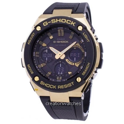 Relógio Mundial Analógico-Digital Casio G-Shock G-STEEL Relógio Masculino Data GSST100G-1A GST-S100G-1A