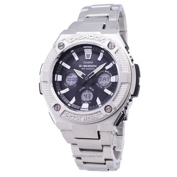 カシオ G-ショック GST-S330D-1 a GSTS330D-1 a 照明アナログ デジタル