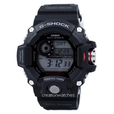 Casio Rangeman G-Shock kolmoanturi Atomic GW-9400-1 GW9400-1 miesten kello