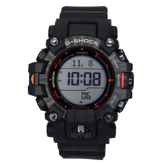 Casio G-Shock Master Of G-Land Mudman Digital Bio-Based Resin Strap Solar GW-9500MEC-1 200M Men's Watch