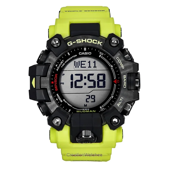 Casio G-Shock Master Of G-Land Mudman Digital Bio-Based Resin Solar GW-9500MRY-1A9 200M Men's Watch