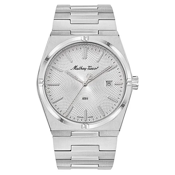 Mathey-Tissot Zeus Stainless Steel Silver Dial Quartz H118AS Men's Watch