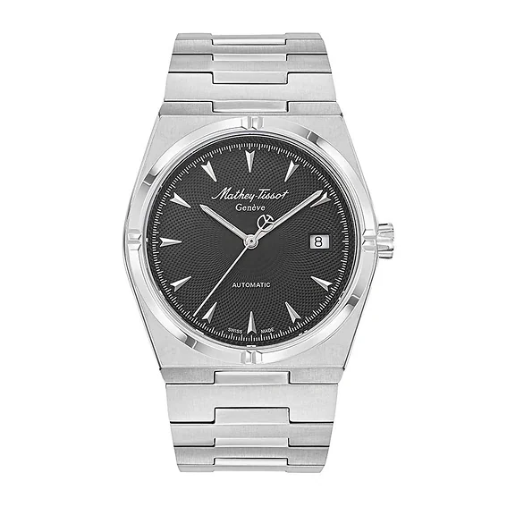Mathey-Tissot Zeus Stainless Steel Black Dial Automatic H118ATAN Men's Watch