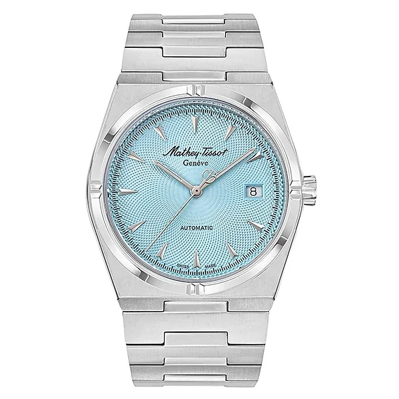 Mathey-Tissot Zeus Stainless Steel Blue Dial Automatic H118ATSK Men's Watch