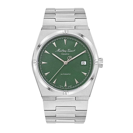 Mathey-Tissot Zeus Stainless Steel Green Dial Automatic H118ATV Men's Watch