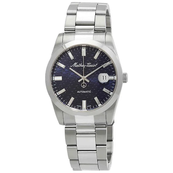 Mathey-Tissot Mathy I Stainless Steel Blue Dial Automatic H1450ATB Men's Watch