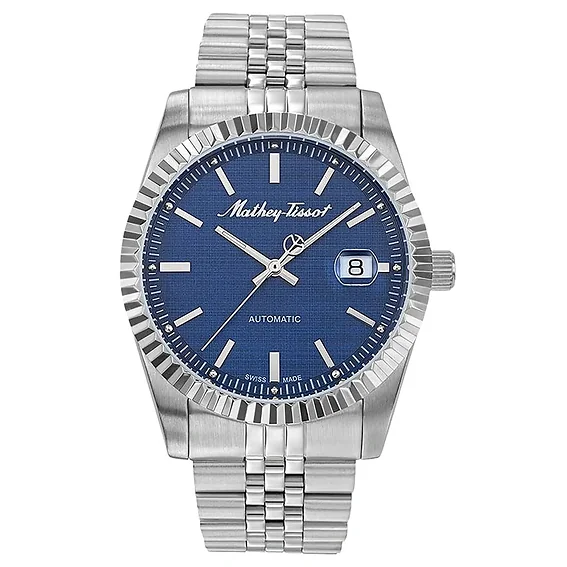 Mathey-Tissot Mathy III Stainless Steel Blue Dial Automatic H1810ATABU Men's Watch