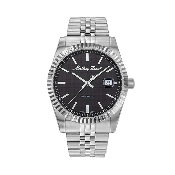 Mathey-Tissot Mathy III Automatic Stainless Steel Black Dial H1810ATAN Men's Watch