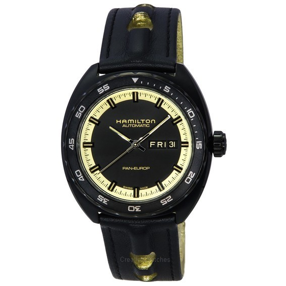 ハミルトン アメリカン クラシック パン ヨーロッパ デイデイト 自動巻き H35425730 メンズ腕時計
