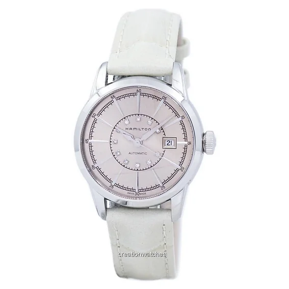 Hamilton Railroad Lady Automatic Diamond Ladies Watch H40405821