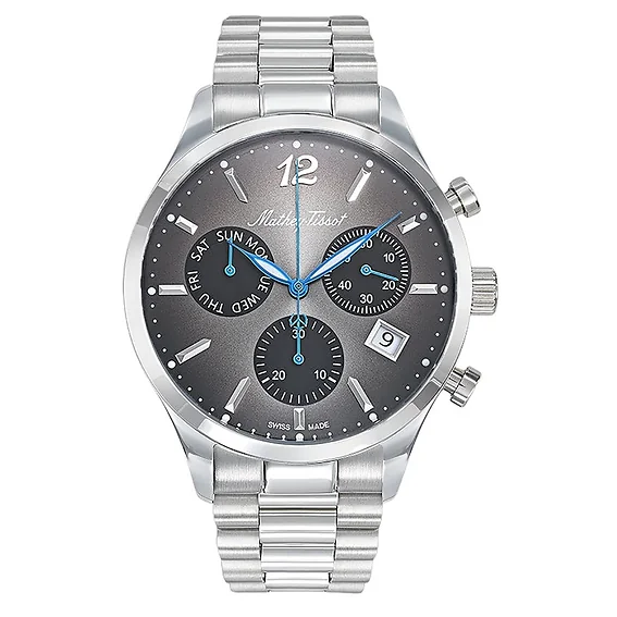 Mathey-Tissot Urban Chrono Stainless Steel Black Dial Quartz H411CHAN Men's Watch