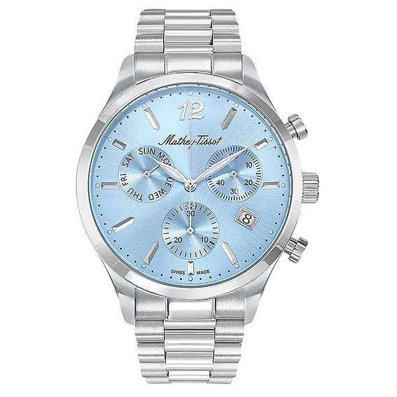 Mathey-Tissot Urban Chrono Stainless Steel Blue Dial Quartz H411CHASKY Men's Watch